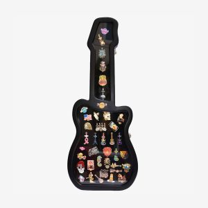 Guitar Shaped Pin Display Case