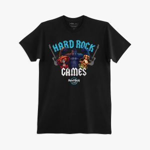 Hard Rock Games Neverland Casino Tee in Black